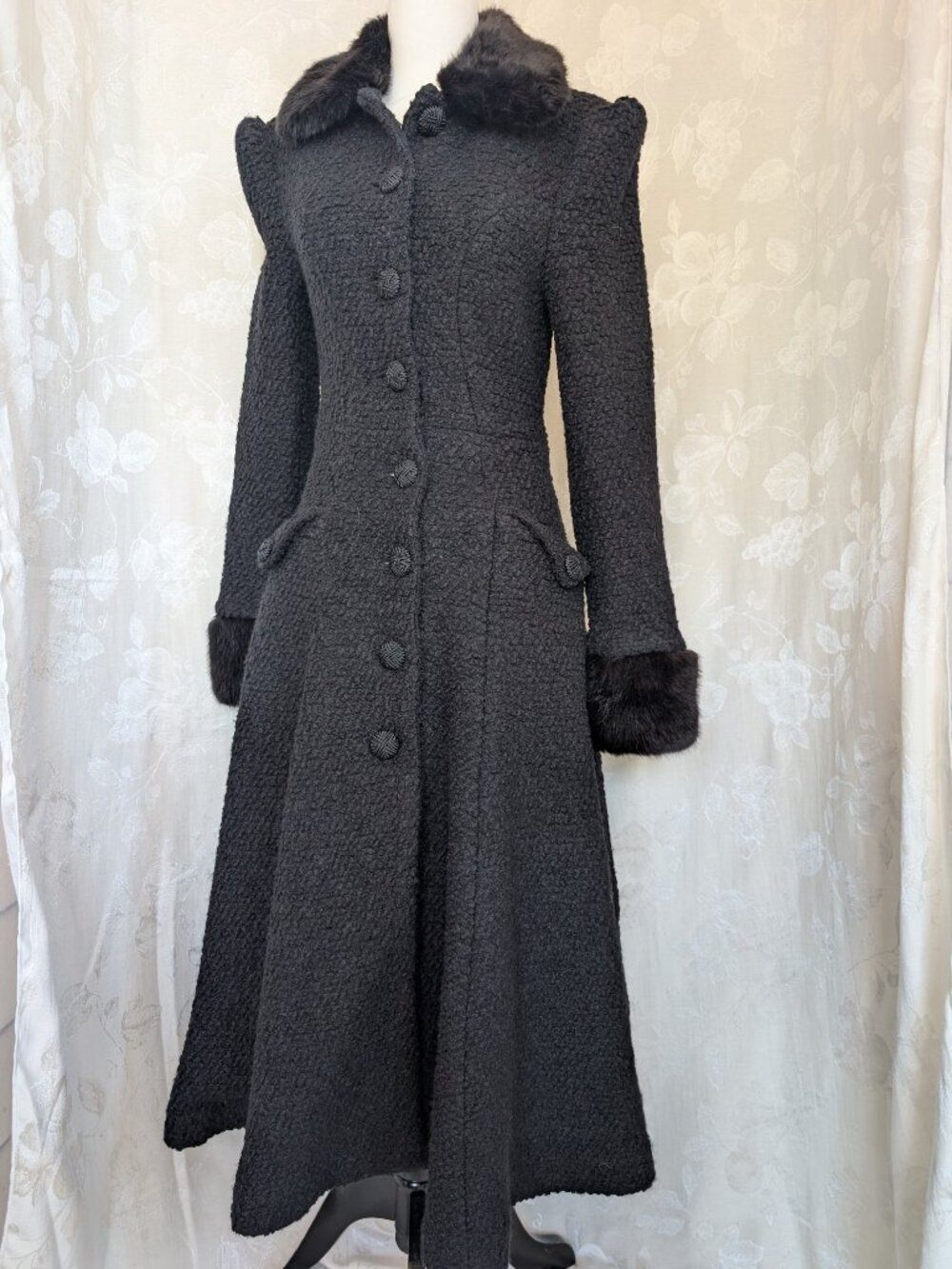 Vintage Fitted Winter Swing Coat